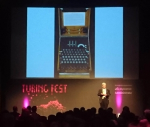 Speaking at Turing Fest 2018, Edinburgh