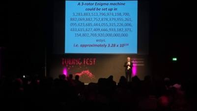 Speaking at Turing Fest 2018, Edinburgh
